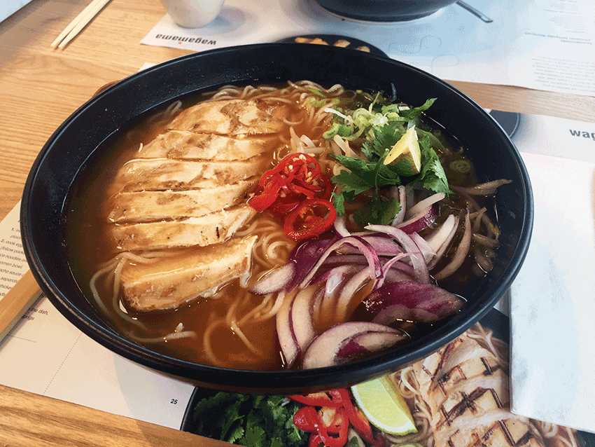 Wagamama Glasgow Fort review and walkthrough