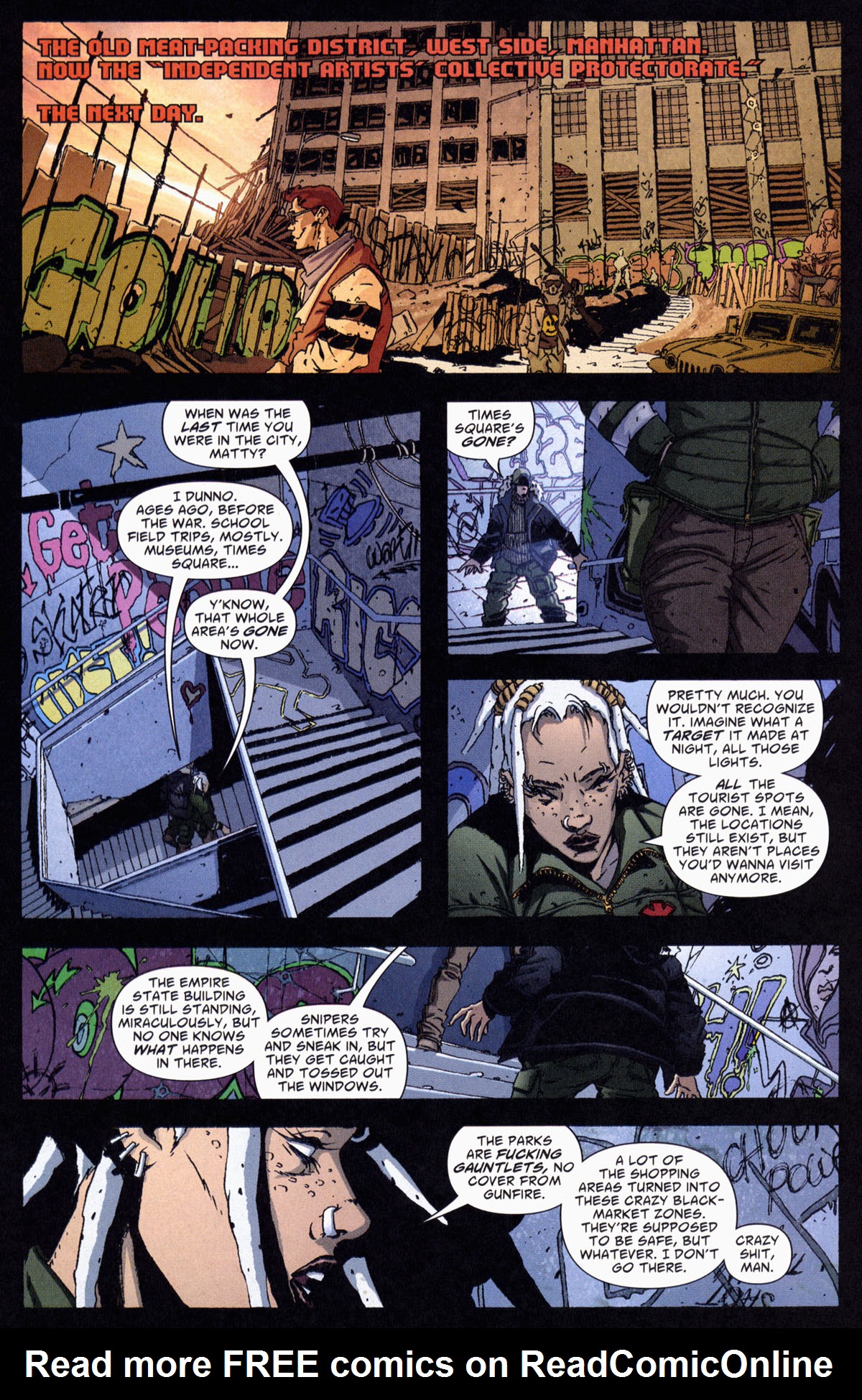 Read online DMZ (2006) comic -  Issue #2 - 4