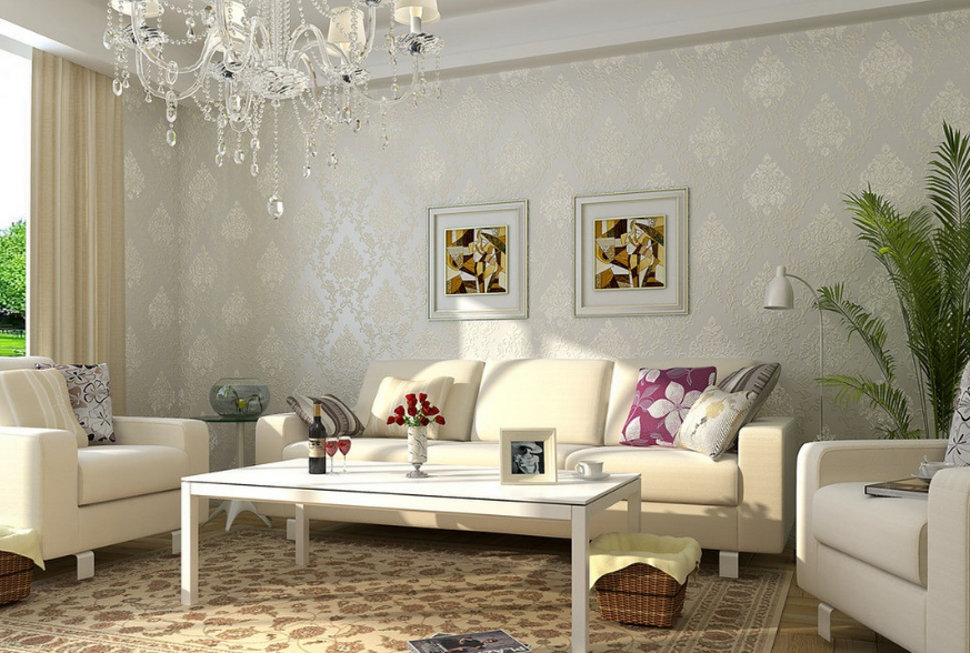 Motif Wallpaper  Cantik Dan Elegan  Untuk Ruang Tamu Dan 