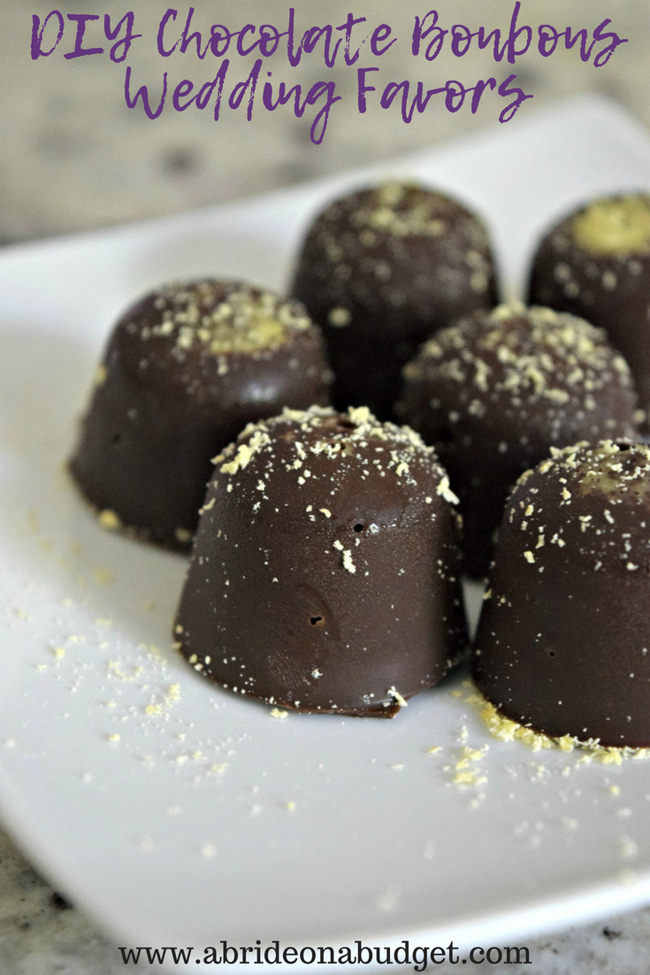 Diy Chocolate Bonbons Wedding Favors A Bride On A Budget