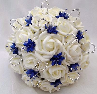 Beautiful blue flowers weddings