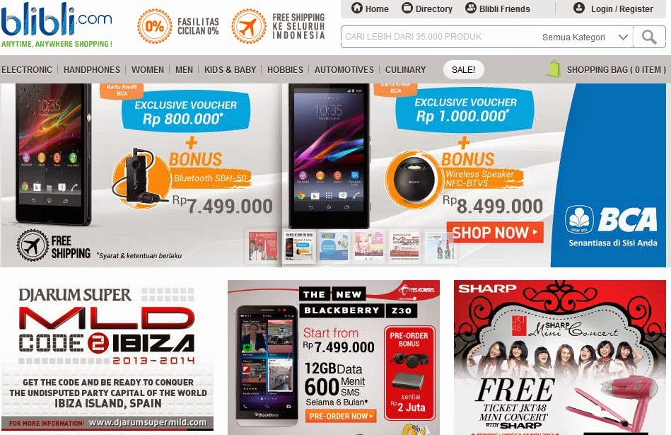 Top 10 Toko Online Terbesar Di Indonesia