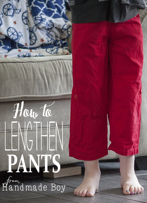 Project Run and Play Guest Post How to Lengthen Pants Tutorial by