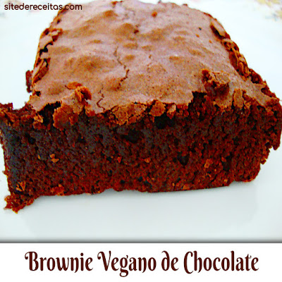 Brownie vegano de chocolate