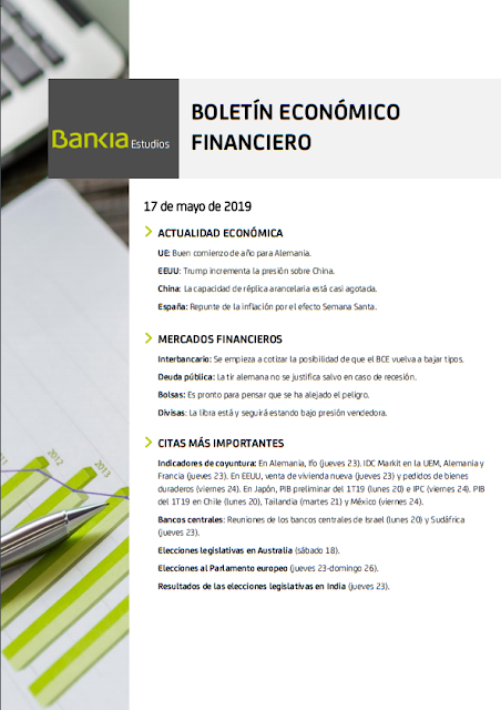  BOLETIN ECONOMICO FINANCIERO BANKIA ESTUDIOS 