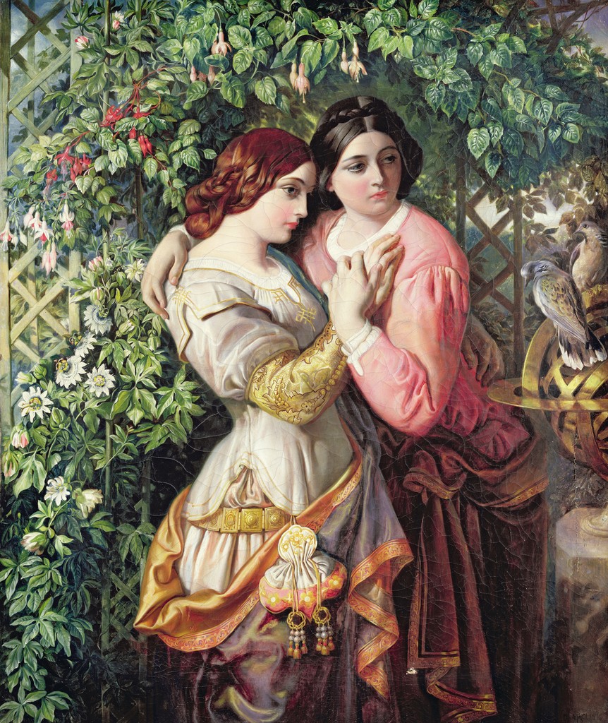 Ipsis Litteris Shakespeare: o bardo por ele mesmo 2 Daniel+Maclise+ +Rosalind+and+Celia