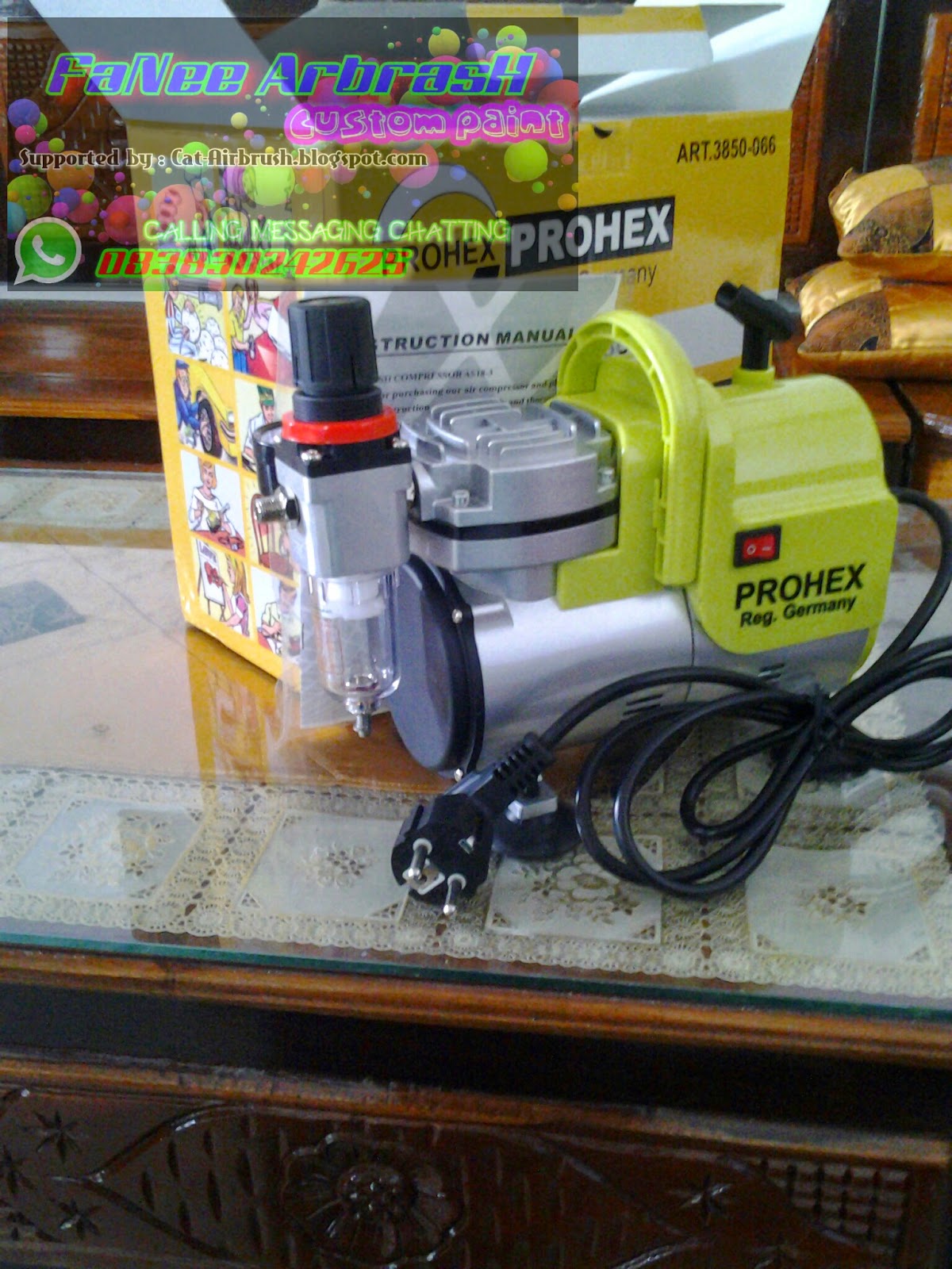 Cat-airbrush.blogspot.co.id : Kompresor mini. merk PROHEX