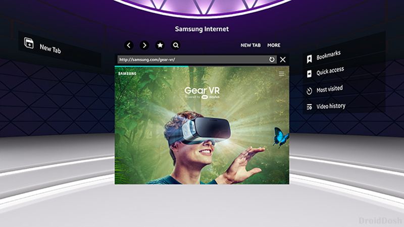 Samsung Internet for Gear VR