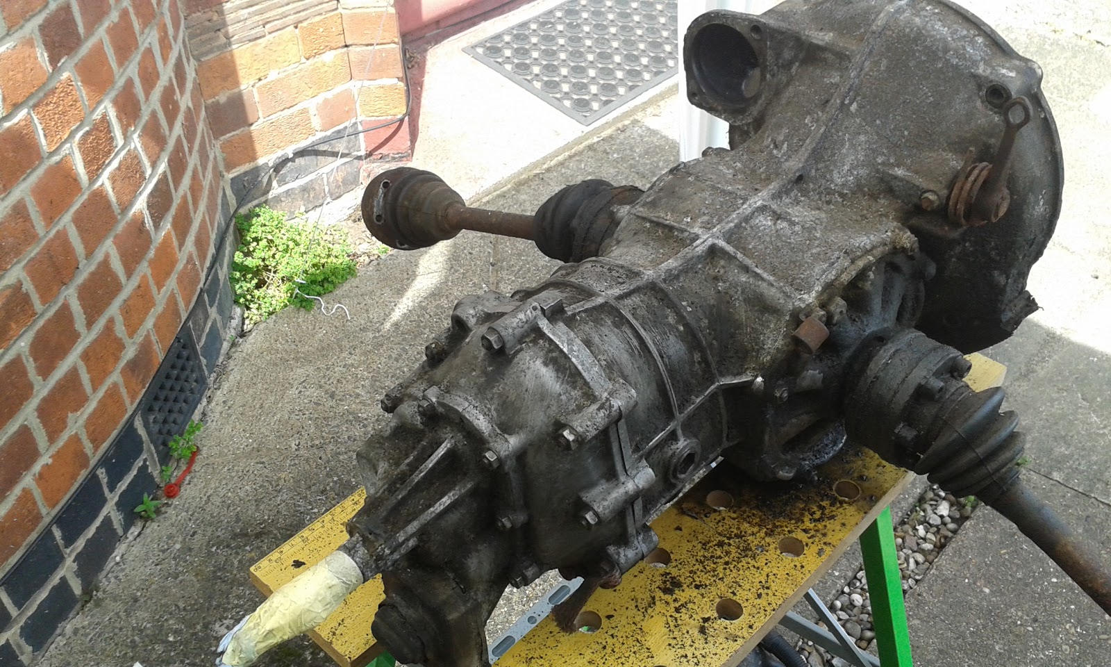 VW Type 2c Campervan Broken Gearbox Phase 1 New gearbox