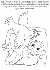 Historia del Arca de Noé colorear Historia del Arca de Noé colorear