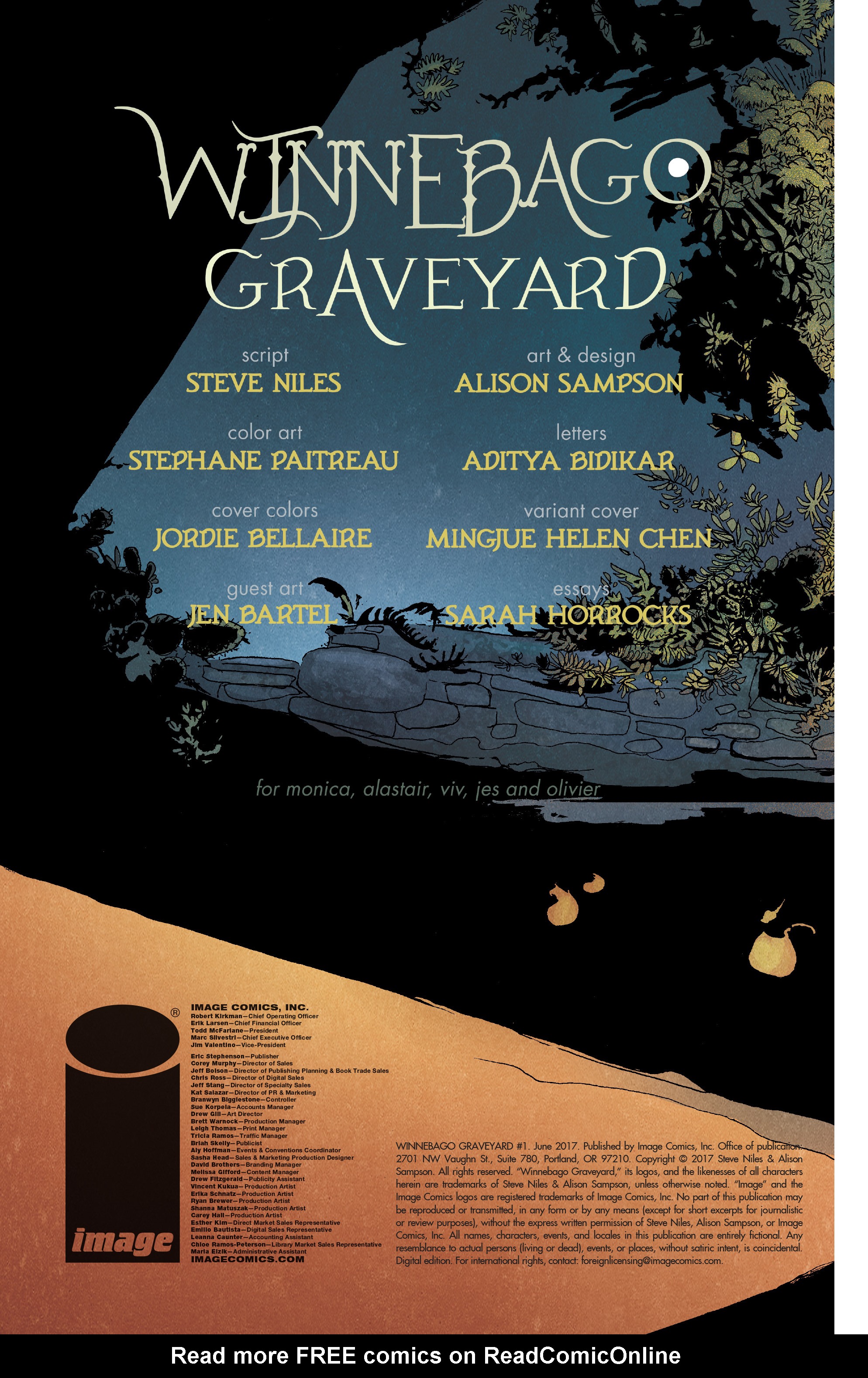 Read online Winnebago Graveyard comic -  Issue #1 - 2