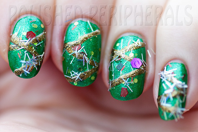 Polished Peripherals: Aussie Christmas Nail Challenge - Christmas Tree