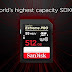 SanDisk anuncia o lançamento do cartão SD de 512GB.