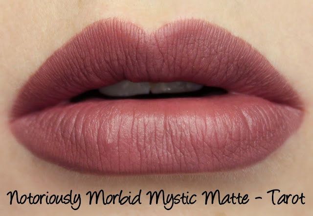 Notoriously Morbid Mystic Matte Lipstick - Tarot Swatches & Review