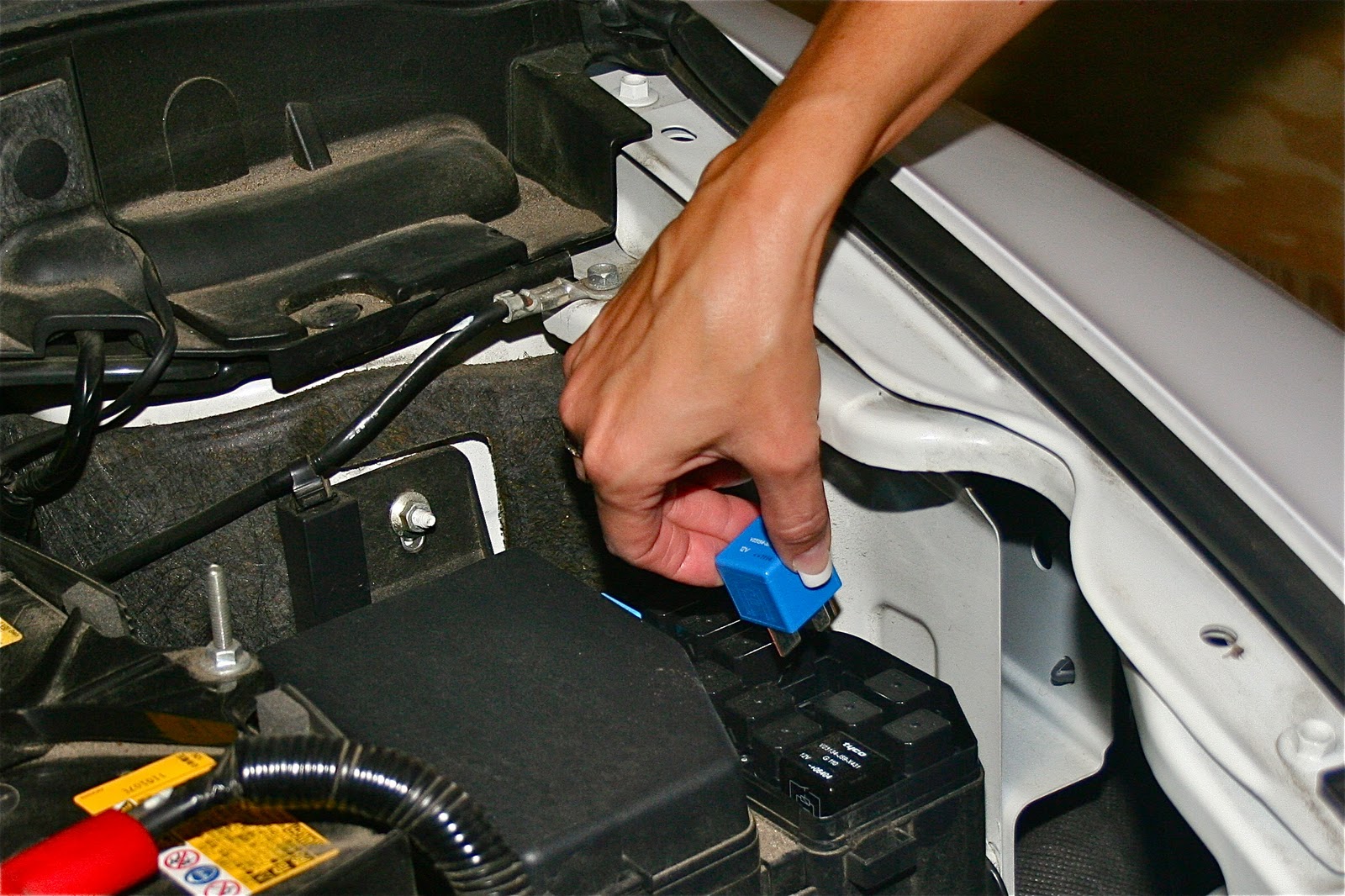 Insert the replacement relay into the vacant socket. Be certain to align  the relay's tabs correctly. The relay's tabs are oriented such that the  part will ...