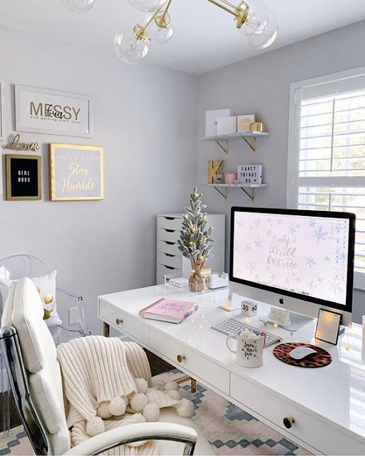 20 Chic & Organized Home Offices - The Organized Dream