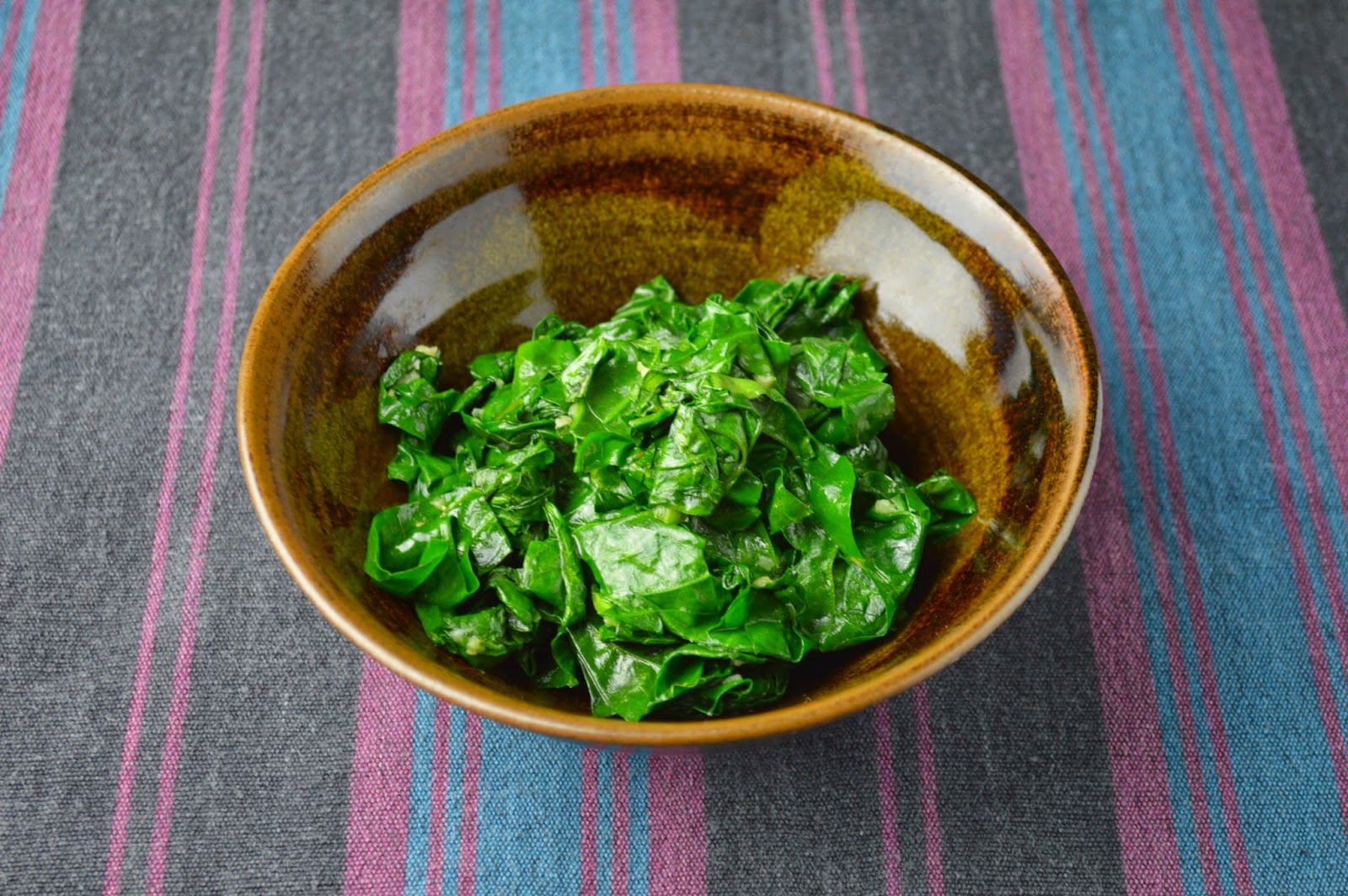 The Vegan Telegraph Exchange: Garlic Spinach