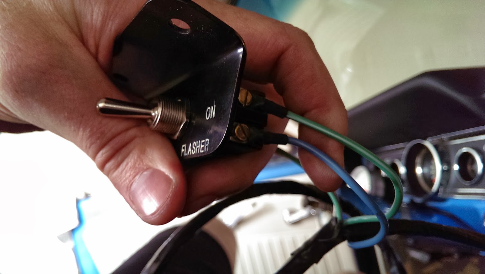 ... to install once I found the constant hot wire that powers the "cigar lighter". Other than that wire the kit simply clips into the turn signal switch.