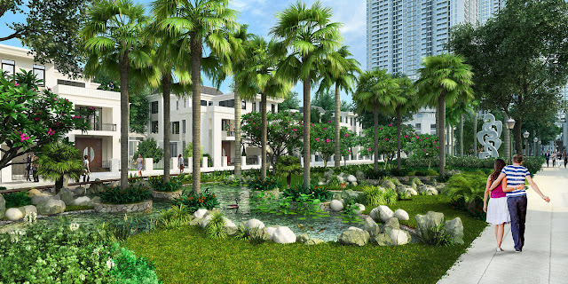 Con đường dạo bộ The Botanica Vinhomes Gardenia The Botanica Vinhomes Gardenia