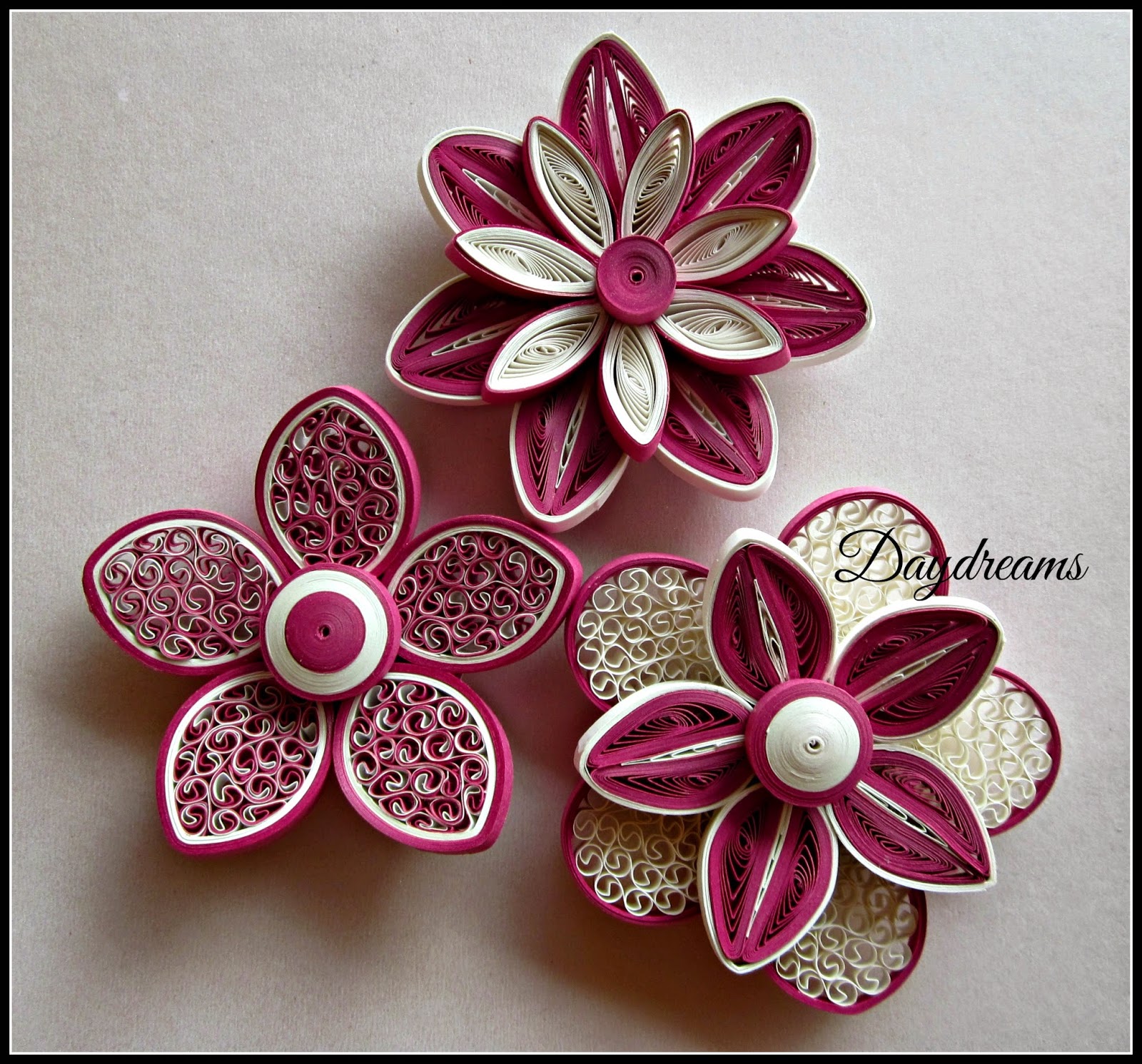 DAYDREAMS: For my love for Quilled flowers