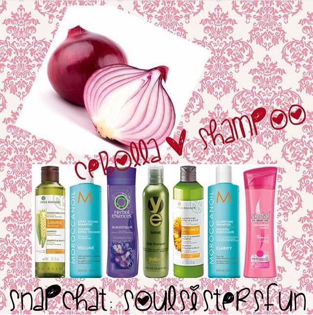 Soul Sisters Fun Shampoo con cebolla!!