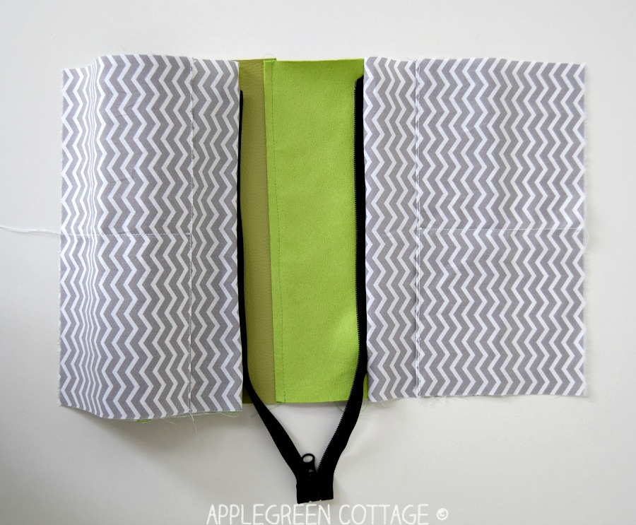 How To Sew A Cosmetic Bag Free Template AppleGreen Cottage