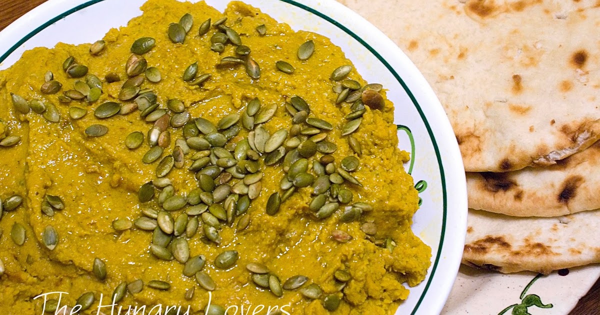 The Hungry Lovers Curried Pumpkin Hummus