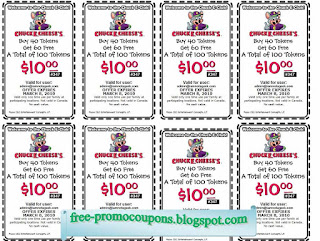 Free Printable Chuck E Cheese Coupons Free Printable Chuck E Cheese Coupons