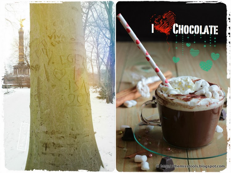 hot chocolate and winter white tiergarten