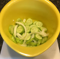 Garden cucumbers and apple cider vinegar recipe