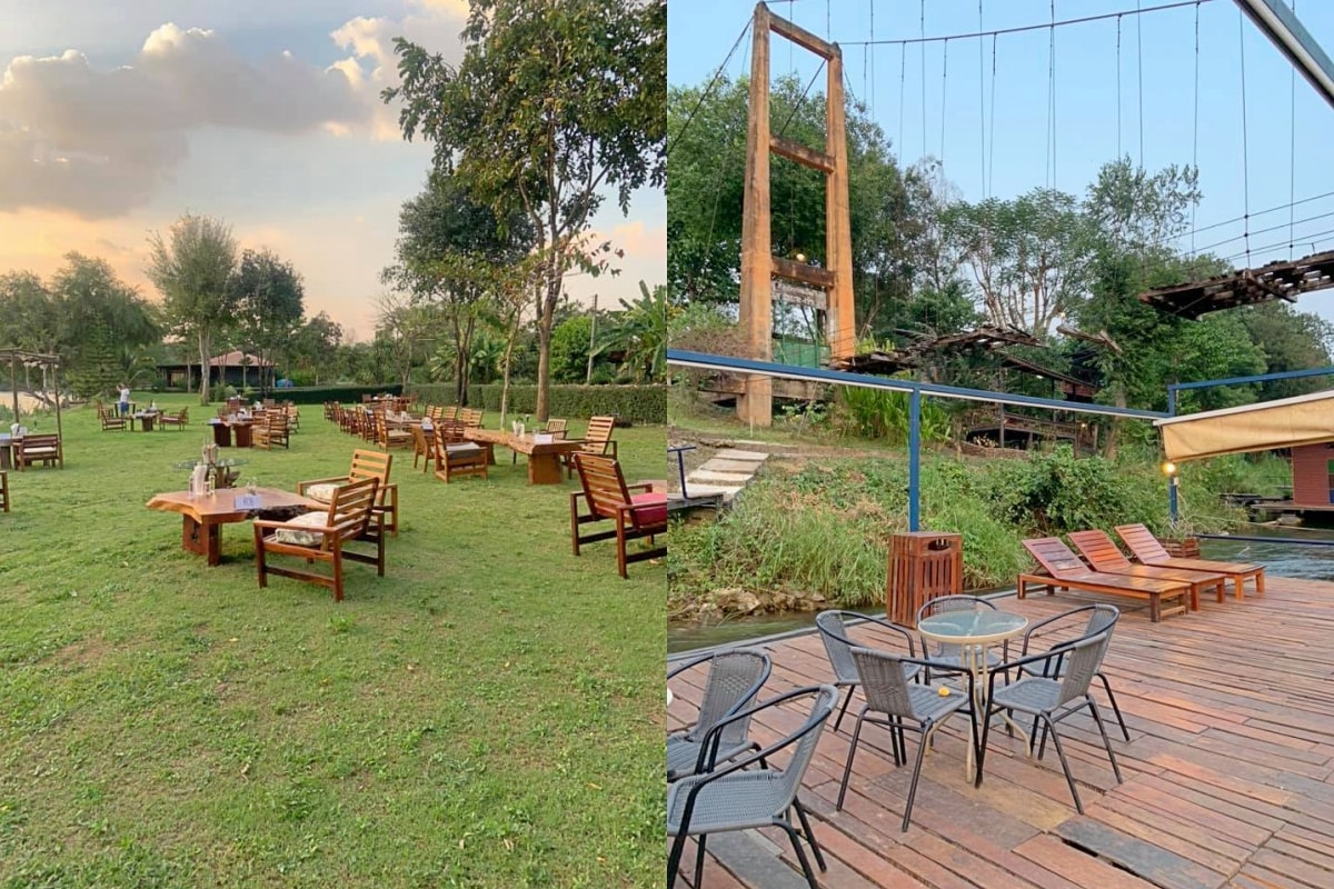 10 ที่พักไทรโยค กาญจนบุรี ปิ้งย่างได้ เริ่มต้นหลักร้อย 9 ที่พักไทรโยคริมน้ำ ปิ้งย่างได้ ราคาเริ่มต้นหลักร้อย