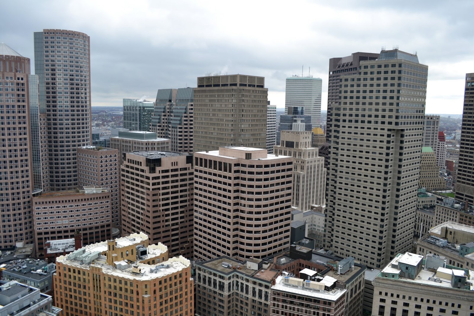 Cмотровая площадка в отеле Марриотт, Бостон, Массачусетс (Marriott Custom House observation deck, Boston, MA)