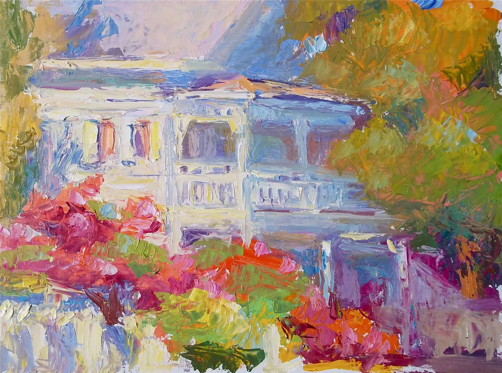 John Clayton Painting Blog Key West paintings Done with a painting knife