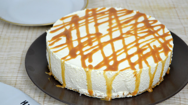 Tarta de queso y leche condensada ¡Sin horno!