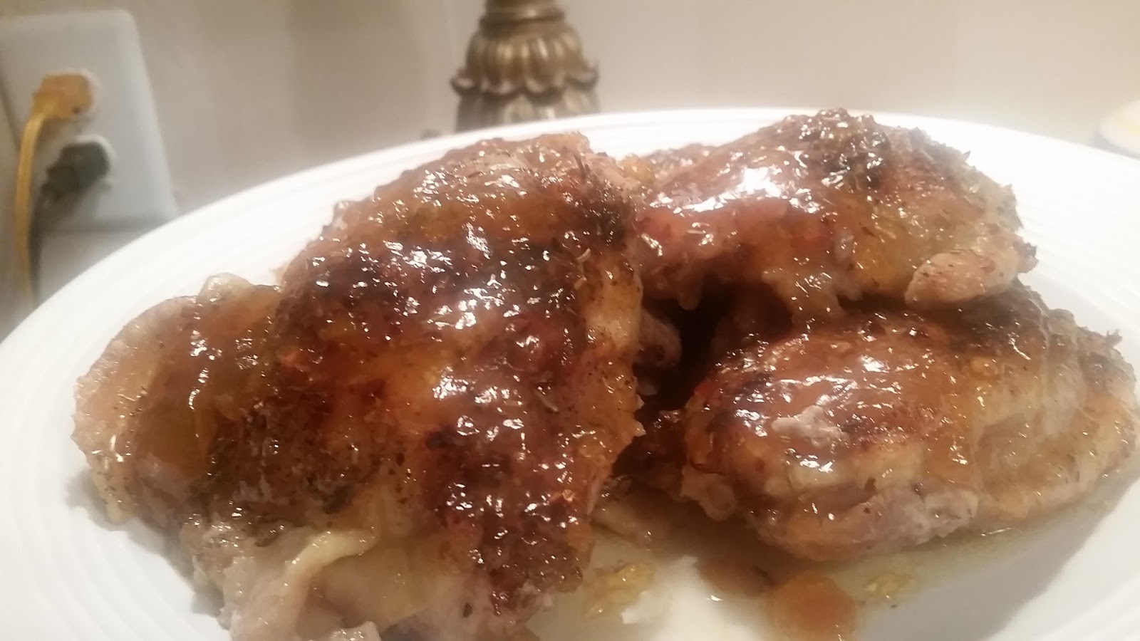 Southern Cooking ApricotGlazed Chicken Thighs
