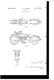 Courtney Aero Squadron motorcycle patent