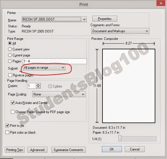 How to take two side print out in any printer Double sided print