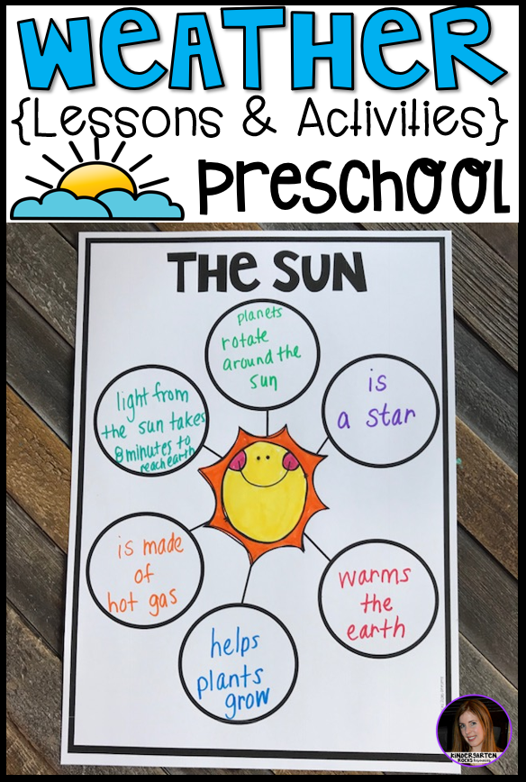 Weather Activities for Preschool - Kindergarten Rocks Resources