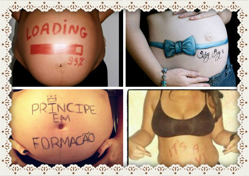 Frases para barriga de grávidas - Tire fotos criativas da sua barriga!