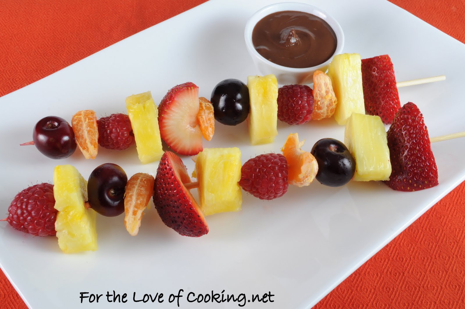 Fruit Kebabs with Melted Chocolate Latest Poster