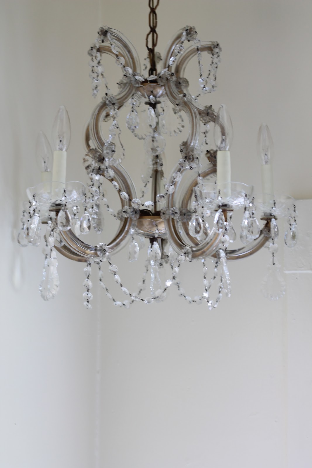 Walrus Vintage Crystal ChandelierSOLD on craigslist