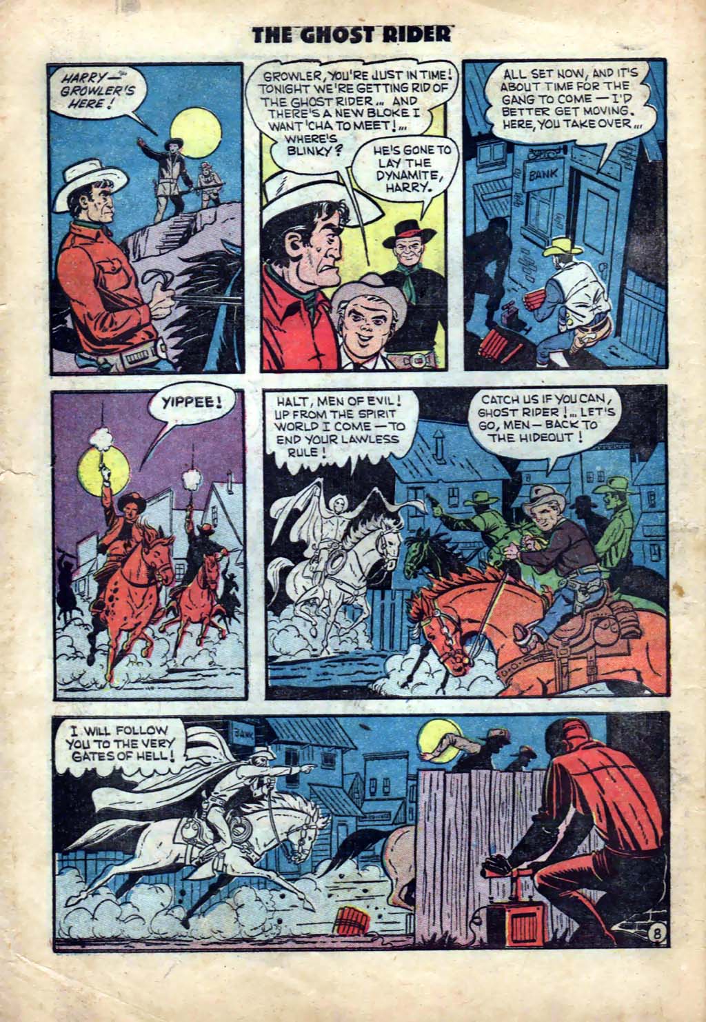 Read online The Ghost Rider (1950) comic -  Issue #6 - 18