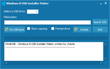 windows 8 usb installer maker