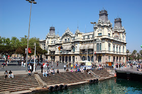 Customs house at Barcelona harbor