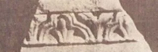 Pe metopa dispărută la Adamclisi, dar cunoscută și fotografiată de V. Rudan