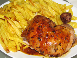 Pui pe sticla in sos de bere / Roasted Chicken On a Can / Chicken On a Bottle Recipe