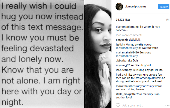 Untitled "To whom it may concern' - Diamond Platnumz sends weird condolence message to his baby mama, Zari