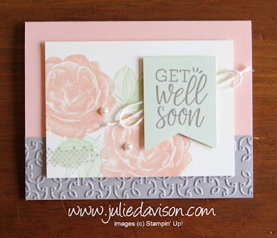 Stampin' Up! Healing Hugs Get Well Soon Card ~ 2019-2019 Annual Catalog ~ www.juliedavison.com