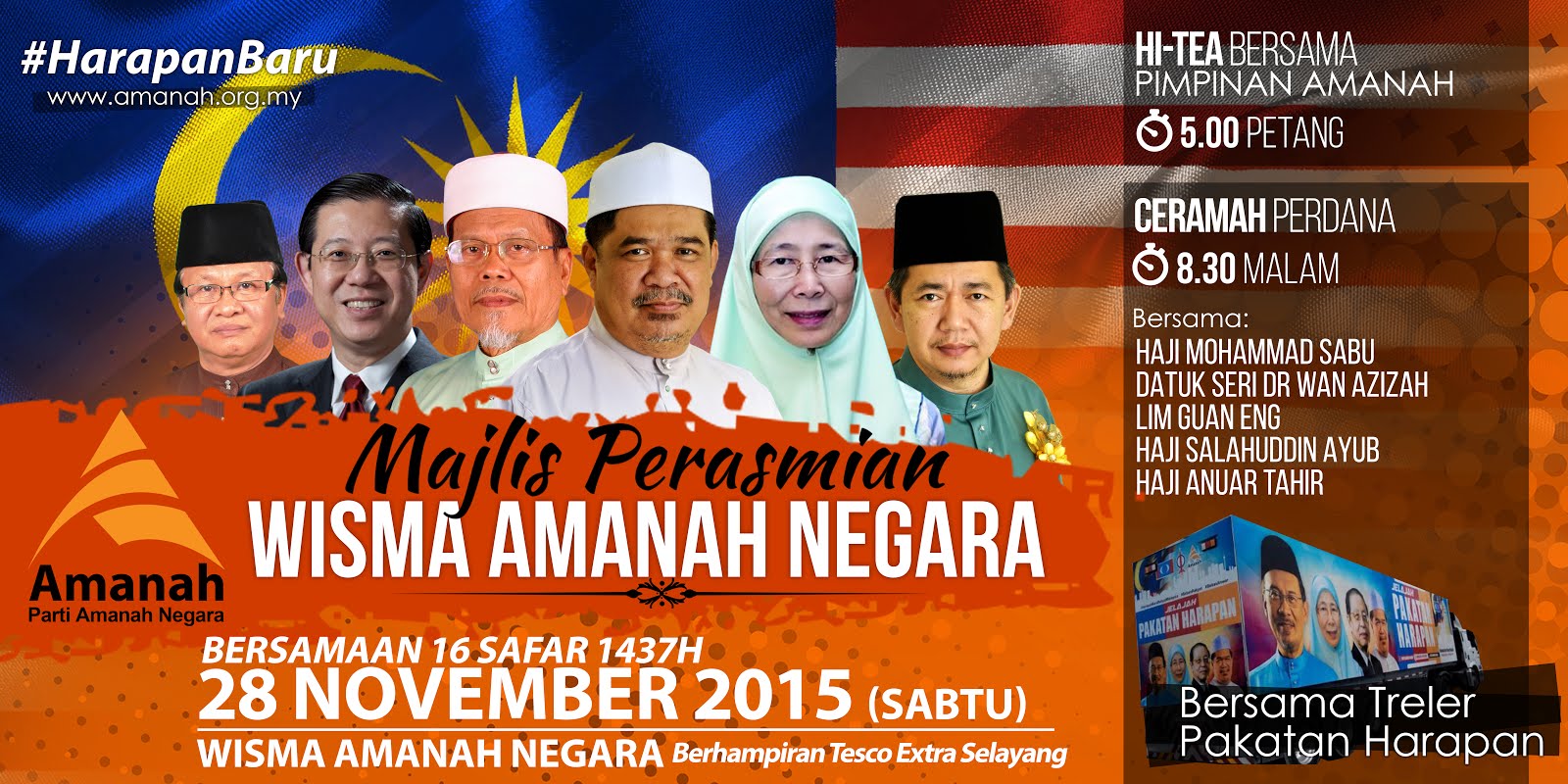 MAJLIS PERASMIAN WISMA AMANAH NEGARA, KUALA LUMPUR