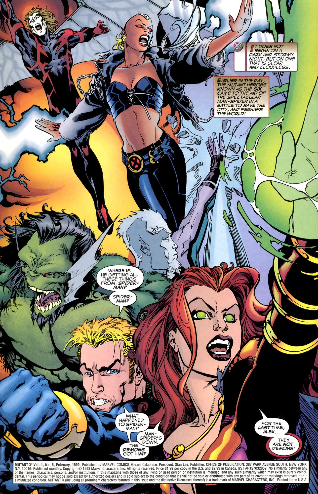 Read online Mutant X comic -  Issue #5 - 3